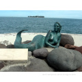 outdoor garden decoration metal crafts bronze mermaid statue